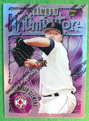 1996 Topps Finest Roger Clemens #46 Intimidators Refractor? NM - Image 1 of 3
