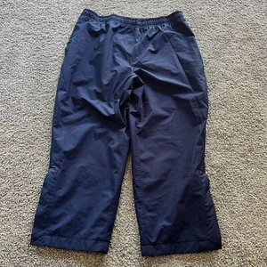 VTG Zero Restriction Gore-Tex Windbreaker Pants Navy Blue Waterproof Mens Sz XL - Picture 1 of 8