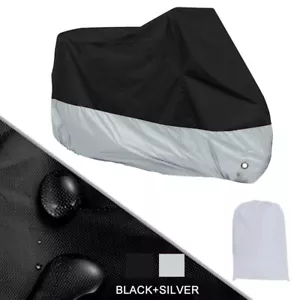 #X Motorcycle Cover Waterproof Anti Dust Rust Rain Snow UV Motorbike Protector - Picture 1 of 10