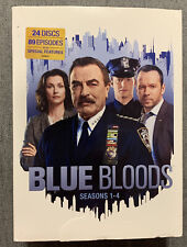 NEW Blue Bloods Seasons 1-4 (DVD) 24 Discs; 89 Episodes; Tom Selleck; Sealed