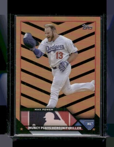 Actualización Topps 2023 #US179 Max Power lámina naranja y negra - Imagen 1 de 2
