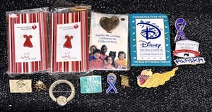 14 PINES COLECCIONABLES - DISNEY / FTD / CÁNCER / ASOCIACIÓN CORAZÓN - Imagen 1 de 1