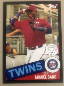 Topps Series 2 2020 #85TB-25 negro ⚾️ Miguel Sano • Minnesota Twins ⚾️ #179/299 - Imagen 1 de 3