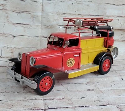 Ford Modello A Fuoco Capo Pick-Up (1931, 1:14, Rosso ) Camion Targa 6 Home Decor - Immagine 1 di 4