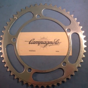Campagnolo 52Tx 144BCD Nuovo Record Road Chainring- EP-5 to 8-Spd- 1971-76- VGC - Picture 1 of 10