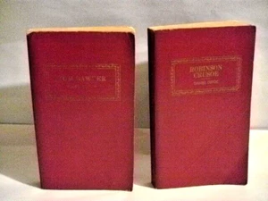 TOM SAWYER MARK TWAIN, ROBINSON CRUSOE DANEIL DEFOE AWARD BOOKS PAIR SOFT 1970 - Bild 1 von 13