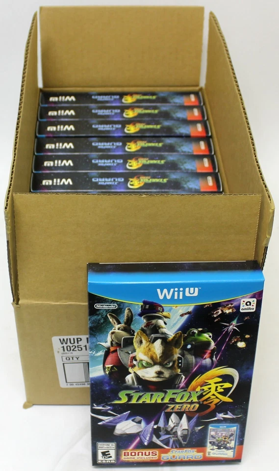 Star Fox Zero + Bonus StarFox Guard US NTSC Release WiiU Wii U Factory Sealed - Image 1 of 4