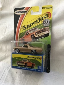 MATCHBOX SUPERFAST 29 CHEVROLET EL CAMINO SS 1970  - ON CARD - Bild 1 von 2