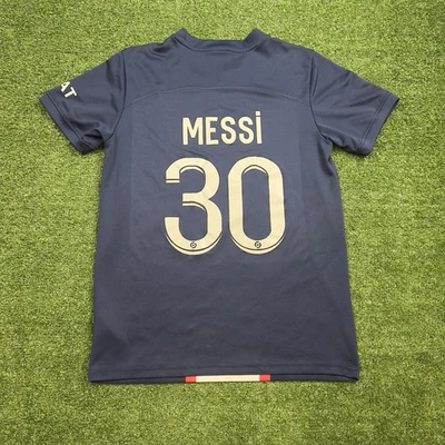 Camiseta de fútbol Paris Saint Germain Messi #30 local juvenil talla mediana CABRA Foto 1 de 3