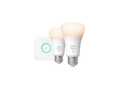 Philips Hue 563080 Starter Kit, E26 10.5W A19 Bluetooth 2-pack Smart Bulb - Image 1 of 4