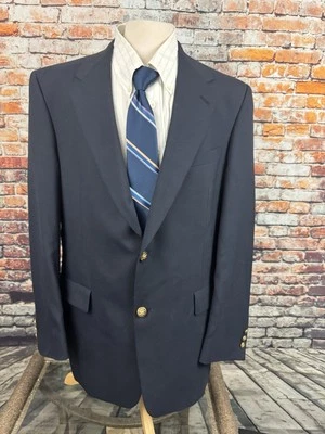 Jack Nicklaus Tournament Series Blue Blazer Gold Buttons 43 Long - Image 1 of 4