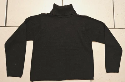 Suéter Western Collection Mujer L Negro Cuello Alto Mangas Largas Foto 1 de 4