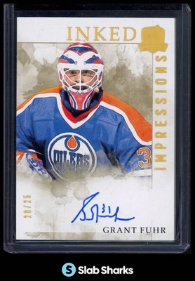 2023 UPPER DECK THE CUP #II-GF GRANT FUHR INKED IMPRESSIONS AUTO /25 - Image 1 of 4
