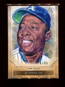 2020 Topps Transcendent Sketch Reproductions #TTCR-HA Hank Aaron #14/95 ⚾ HOF - Bild 1 von 2