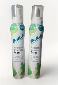 Lot of 2 / New Batiste No Rinse Shampoo Waterless Cleansing Foam w/Cactus Water - Picture 1 of 4