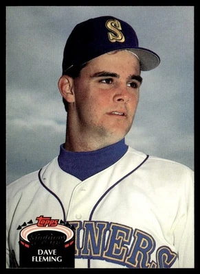 1992 Stadium Club Dave Fleming Seattle Mariners #814 - Image 1 of 2