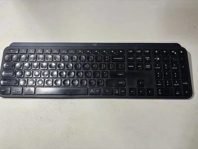Logitech MX Keys YR0073  Wireless Illuminated Backlit Keyboard. No power cord - Image 1 of 3
