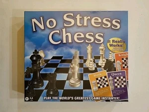 No Stress Chess Complete Board Game Winning Moves Brand New Factory Sealed NIB - Picture 1 of 6