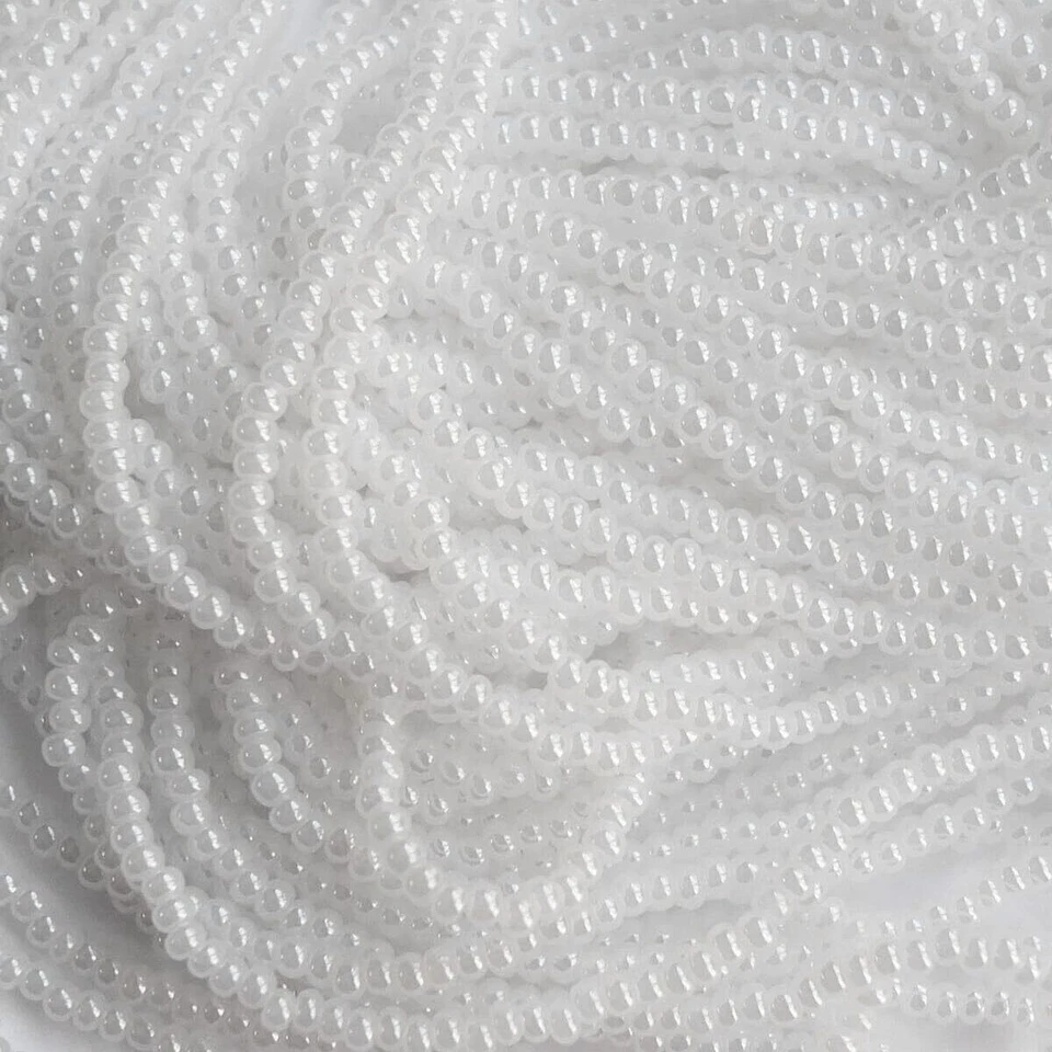 Czech Seed Beads 11/0 White Pearl  (5 Ounces) - Image 1 of 1