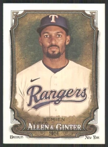 2024 Topps Allen & Ginter #194 Marcus Semien Texas Rangers TW869 - Foto 1 di 2