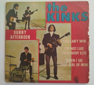 THE KINKS SUNNY AFTERNOON RARE ISRAELI EP - Image 1 of 4