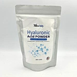 Hyaluronic Acid Powder Skin Hydration Anti-Aging 100Gram 3.53 Oz Made in USA - Picture 1 of 4