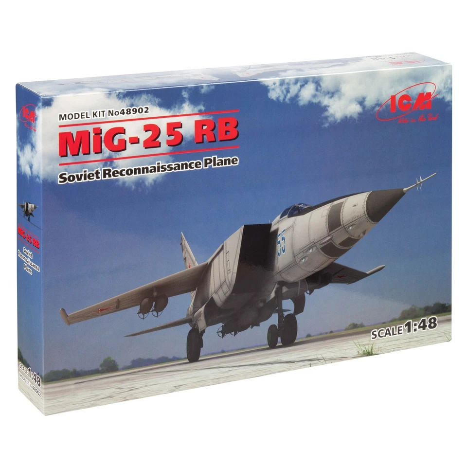 ICM 48902 1 48 Mig-25 RB Soviet Reconnaissance Plane