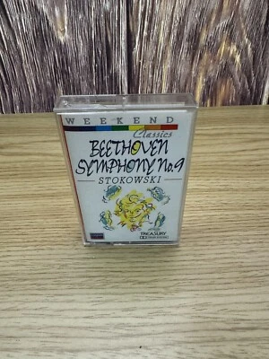 Beethoven Symphony No.9 Stokowski In D Minor (Op. 125) Choral Cassette Tape - Image 1 of 2