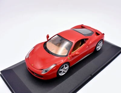 Modellino auto scala 1:43 Ferrari 458 Hot Wheels diecast modellismo statico asta - Immagine 1 di 4