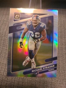 2021 Donruss Optic Base Holo #18 Michael Strahan - New York Giants - Picture 1 of 2
