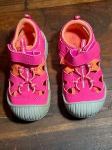 Smart Fit kids Activewear Sandals, Elastic Cord, Hook/Loop Closures Size 9 - Picture 1 of 4