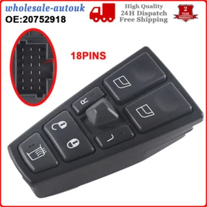 Electric Car Window Switch Control For Volvo FH12 FM12 FM9 FH FM VNL 20752918 - Picture 1 of 7