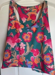 Pro Player Women's Workout Tank Top Floral Size S M 2X TX313 - Picture 1 of 10
