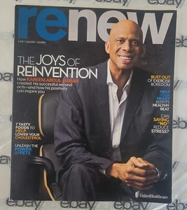 Renew Magazine United Healthcare Kareem Abdul-Jabbar cover Joys of Reinvention - Foto 1 di 3