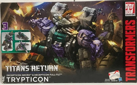 Transformers Generations: Titan-Class Trypticon + Decepticons Necro & Full-Tilt Cover