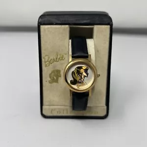Nostalgic Golden Silhouette Barbie Girls / Women's Watch # 26536 - Picture 1 of 10