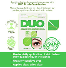 DUO Brush-On Lash Adhesive with Vitamins A, C & E, Clear 0.18 oz 1-Pack