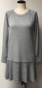 CABI SPORT CASUAL ENCUBRIMIENTO VESTIDO GRIS SUDADERA JERSEY PUNTO ALETEO DOBLADILLO TALLA XXS - Imagen 1 de 9