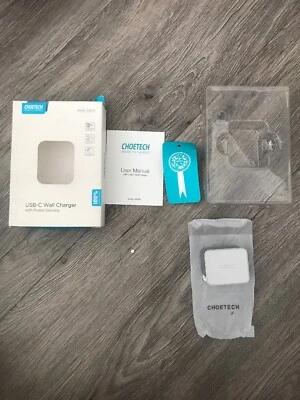 CHOETECH USB C Charger 18W Power Delivery 3.0 & Quick Charge 3.0 Charger Adapter - Image 1 of 4