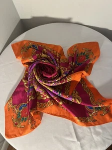 Vintage 80er Jahre Adrianna Papell Seidentuch 35"x35" - Bild 1 von 9