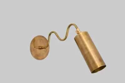 Handmade Vintage Wall Mid Century Modern Raw Brass Sputnik - Image 1 of 4