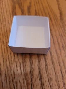 FB-54 Fold up boxes 100 count White 1 11/16" X 1 5/8" NEW - Picture 1 of 4