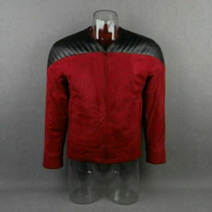 ST Die Nächste Generation Kapitän Picards Duty Uniform Red Jacke Kostüm - Bild 1 von 11