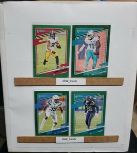 2021 Donruss Green Press Proof Lot - J. Conner, D. Parker, James Jr. & Griffin