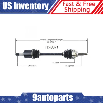Se adapta a Ford Aspire 1994 1995 1996 1997 con transmisión automática Junta CV eje delantero izquierdo Foto 1 de 4