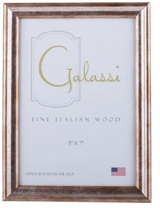 F. G. Galassi Handmade Fine Italian Wood Traditional Silver Frame 5x5" 13855 USA - Picture 1 of 1