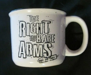 Larry the Cable Guy Right to Bare Arms Ceramic Campfire Style Coffee Mug - Picture 1 of 6