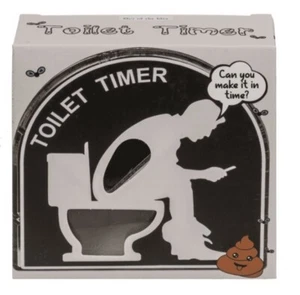 Toiletten Timer Sanduhr als Männergeschenk, Toilettenform,Vatertag,Ehemann - Bild 1 von 1