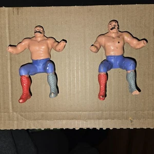 WWF Titan Sports LJN 1985 Iron Sheik Thumb Action Figures WWE AEW VTG 2 toys - Picture 1 of 8