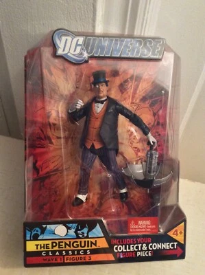 Figura de acción Mattel The Penguin with Gatling Gun Umbrella: 2007 DC Universe 6" Foto 1 de 4